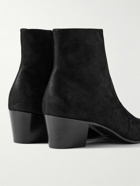 SAINT LAURENT - Vassili Suede Ankle Boots - Black