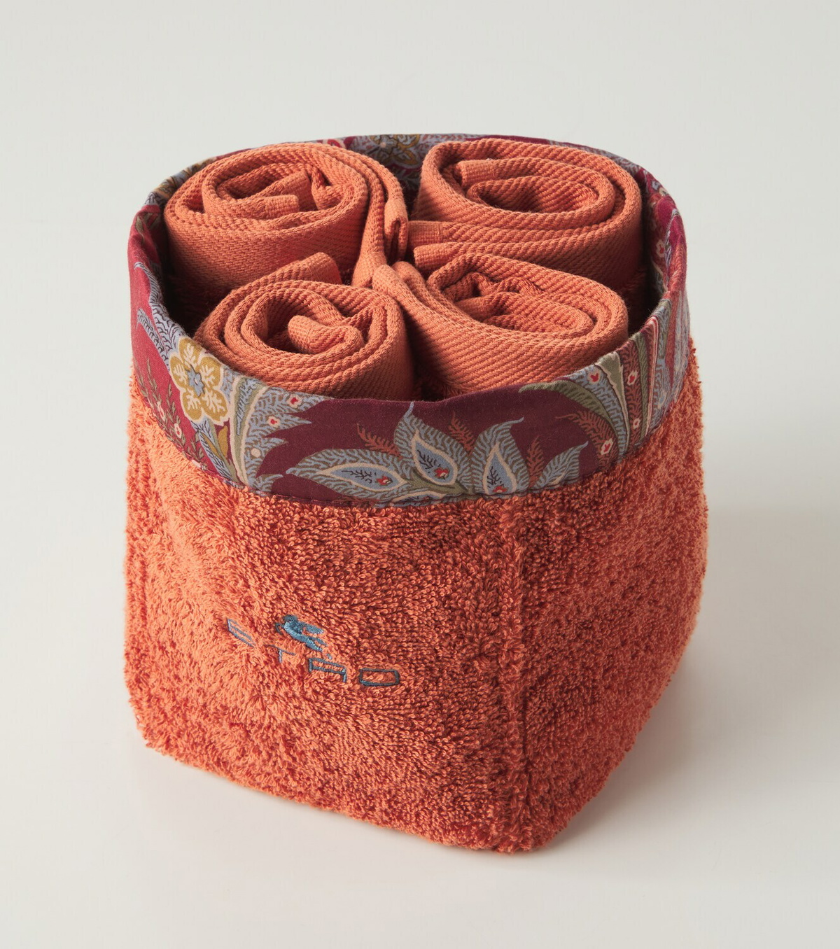 Etro Caladium set of 4 cotton terry face towels