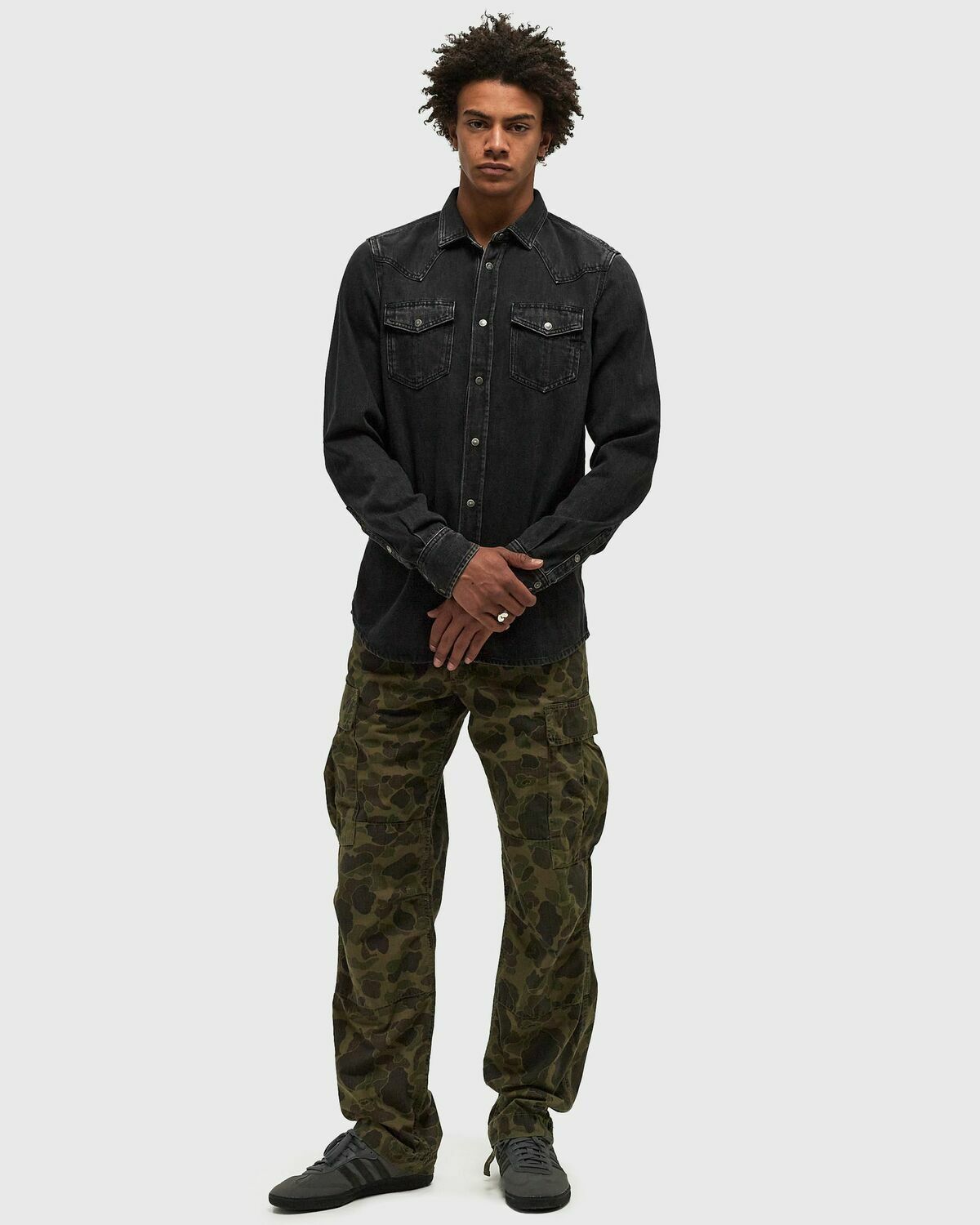 DIESELW-FLORES JACKET オーバーサイズ、サイズ:M Diesel D-VEGA JACKET Black Mens Longsleefe Diesel