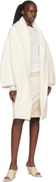 Lauren Manoogian Off-White Capote Coat