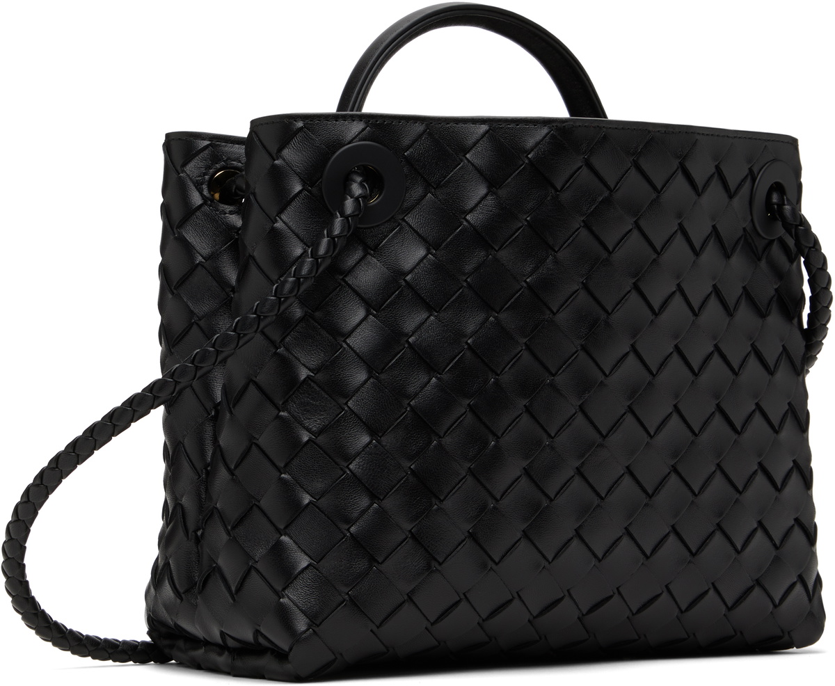 Bottega Veneta Black Small Andiamo Bag