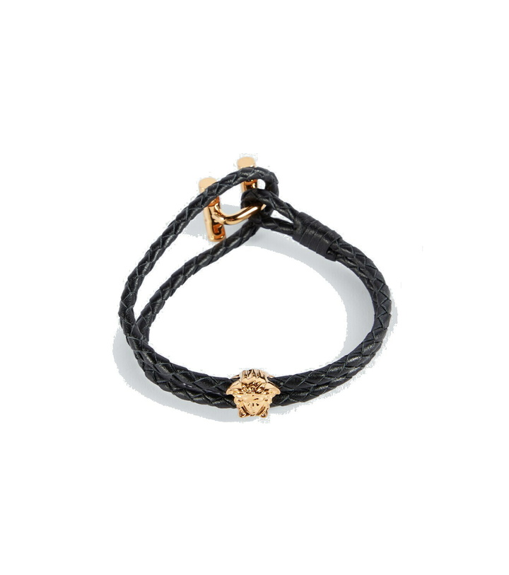 Photo: Versace Medusa leather bracelet