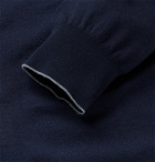 Peter Millar - Merino Wool-Blend Zip-Up Sweater - Blue