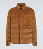 Zegna - Corduroy puffer jacket