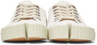 Maison Margiela White Canvas Tabi Sneakers