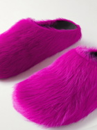 Marni - Fussbett Calf Hair Slippers - Pink