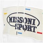 Missoni Men's Sport Logo Popover Hoody in White/Heritage