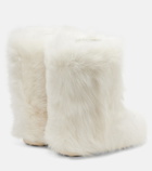 Versace Shearling boots