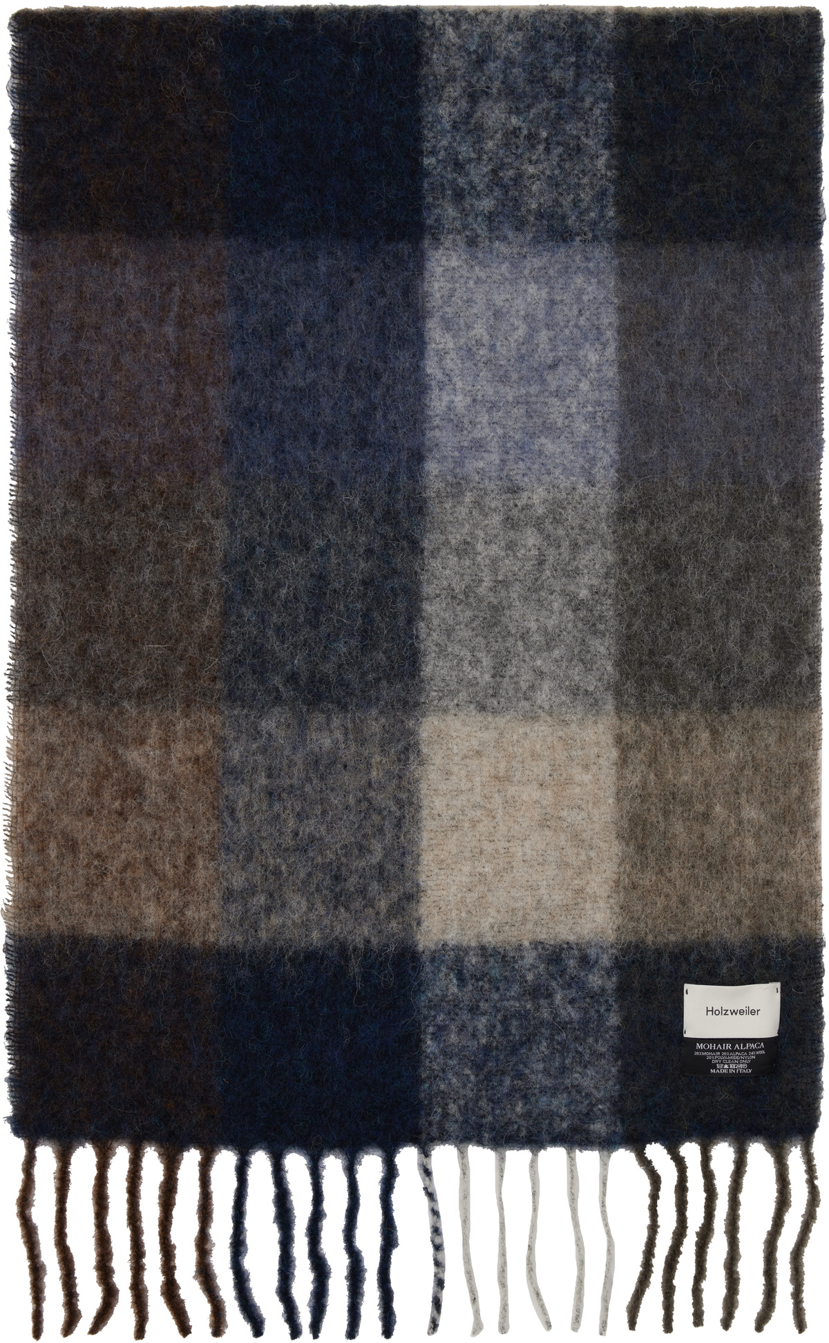 Holzweiler Blue & Brown Fresia Scarf