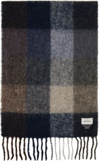 Holzweiler Blue & Brown Fresia Scarf
