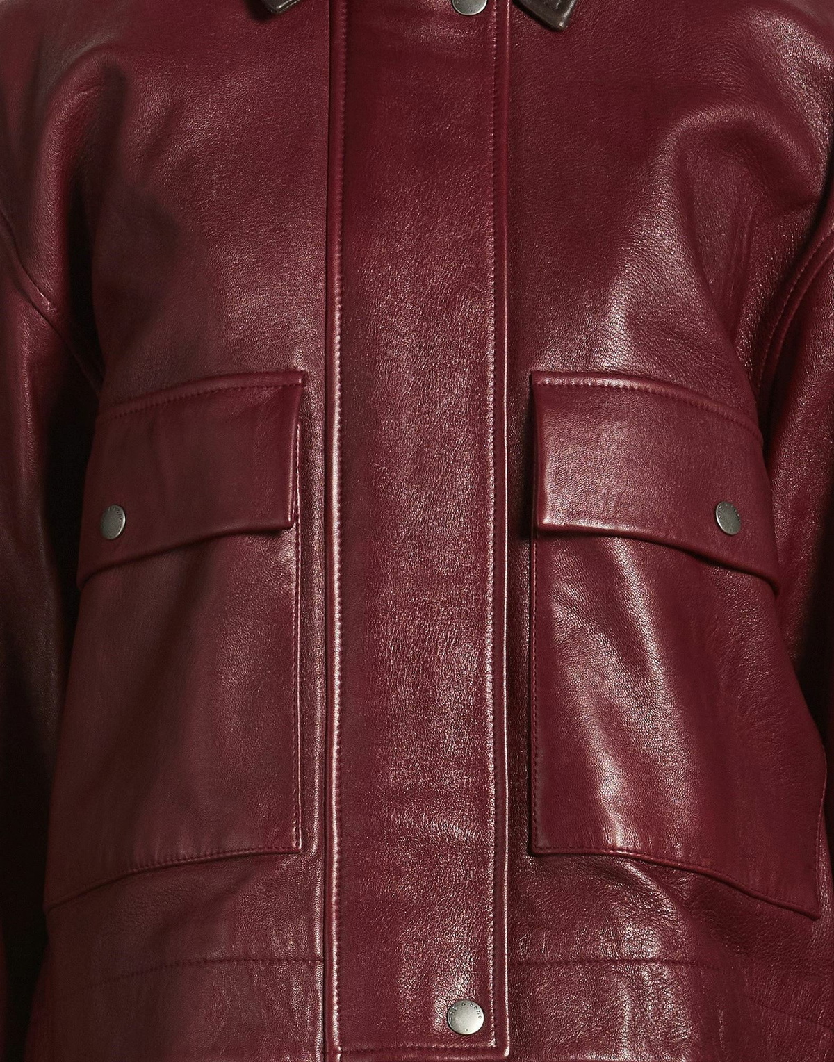 Rag & Bone Womens Jacket Burgundy