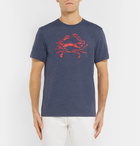 J.Crew - Printed Mélange Cotton-Blend Jersey T-Shirt - Men - Navy