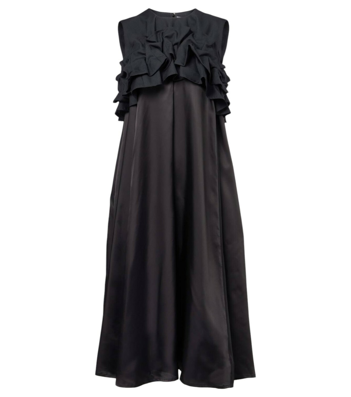 【Noir Kei Ninomiya】 Ruchedチュールミディスカート Noir Kei Ninomiya - Ruched tulle midi dress Noir Kei Ninomiya