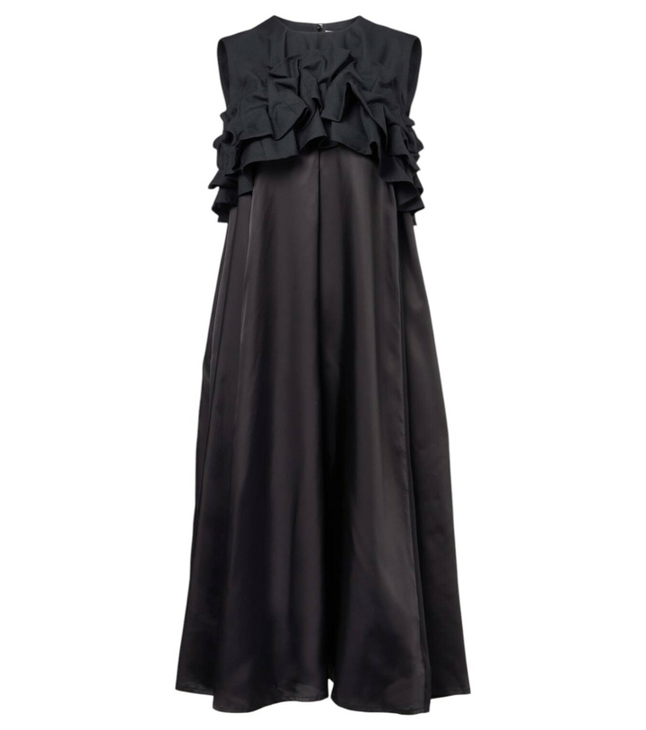 Photo: Noir Kei Ninomiya Ruffled wool midi dress