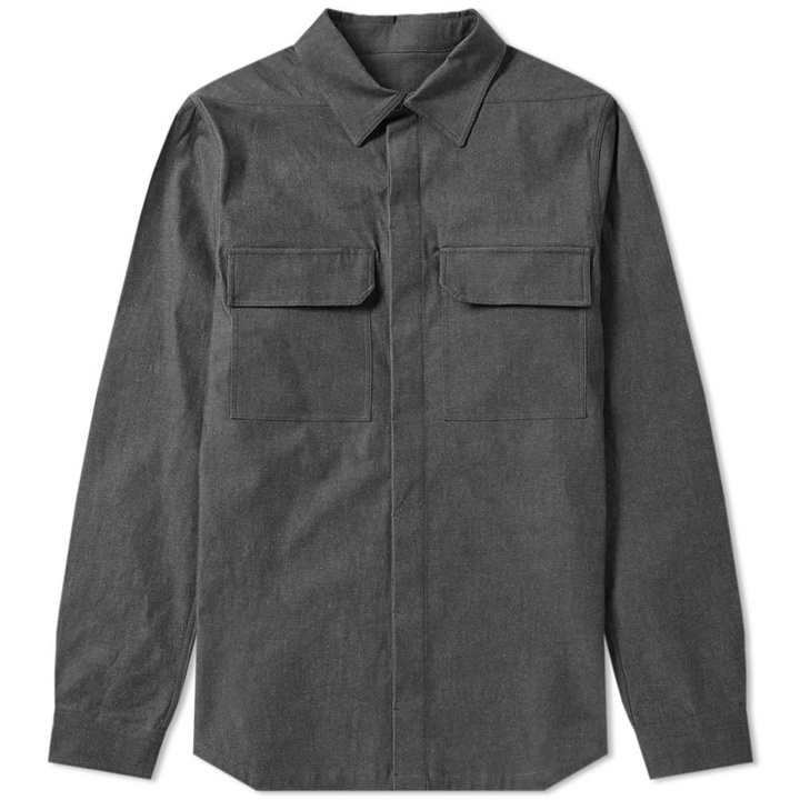 Photo: Rick Owens Canvas Overshirt