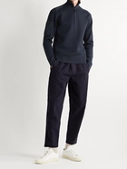 Canada Goose - Stormont Slim-Fit CORDURA-Trimmed Merino Wool Half-Zip Sweater - Blue