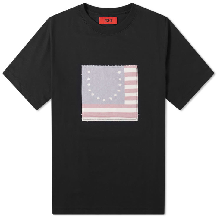 Photo: 424 Smiley Flag Tee