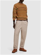 ZEGNA X THE ELDER STATESMAN - Striped Cashmere & Wool Crewneck Sweater