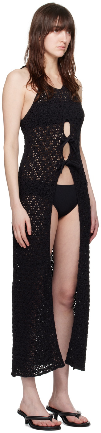 Holzweiler Black Wou Tape Maxi Dress