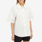 Low Classic Women's Armhole Stitch Shirt in White
