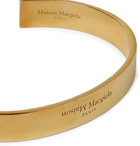 Maison Margiela - Logo-Engraved Gold-Tone Cuff - Gold