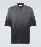 Alexander McQueen Ombré cotton polo shirt