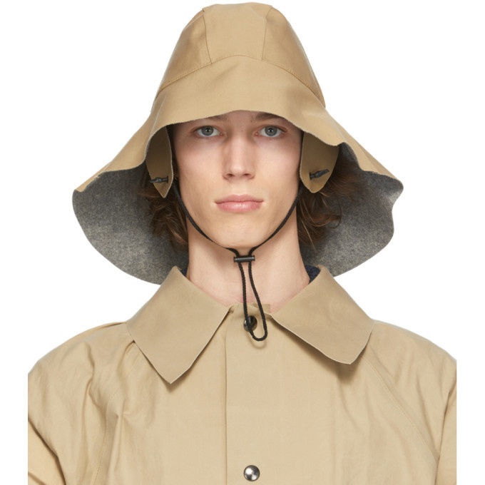 Photo: Kassl Editions Beige Wool Trench Hat