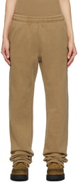 Entire Studios Taupe Straight-Leg Sweatpants