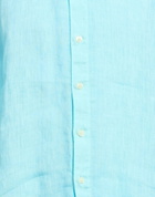 120% Lino Mens Shirt Turquoise
