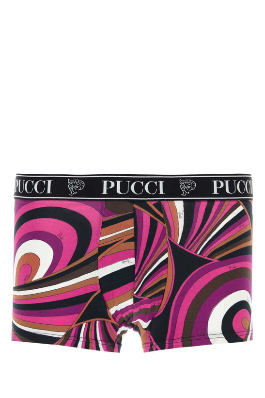 Photo: Pucci Multicolor Stretch Cotton Boxer Set