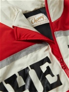 CHERRY LA - Pit Crew Logo-Print Padded Shell Jacket - Red