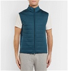 Loro Piana - Storm System Quilted Shell and Virgin Wool Gilet - Men - Blue