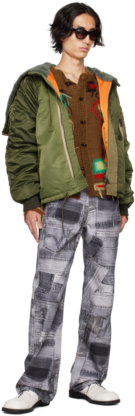 Andersson Bell Khaki Insulated Bomber Jacket