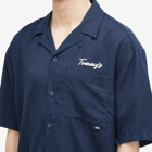 Tommy Jeans Men's Resort Vacation Shirt in Dark Night Navy