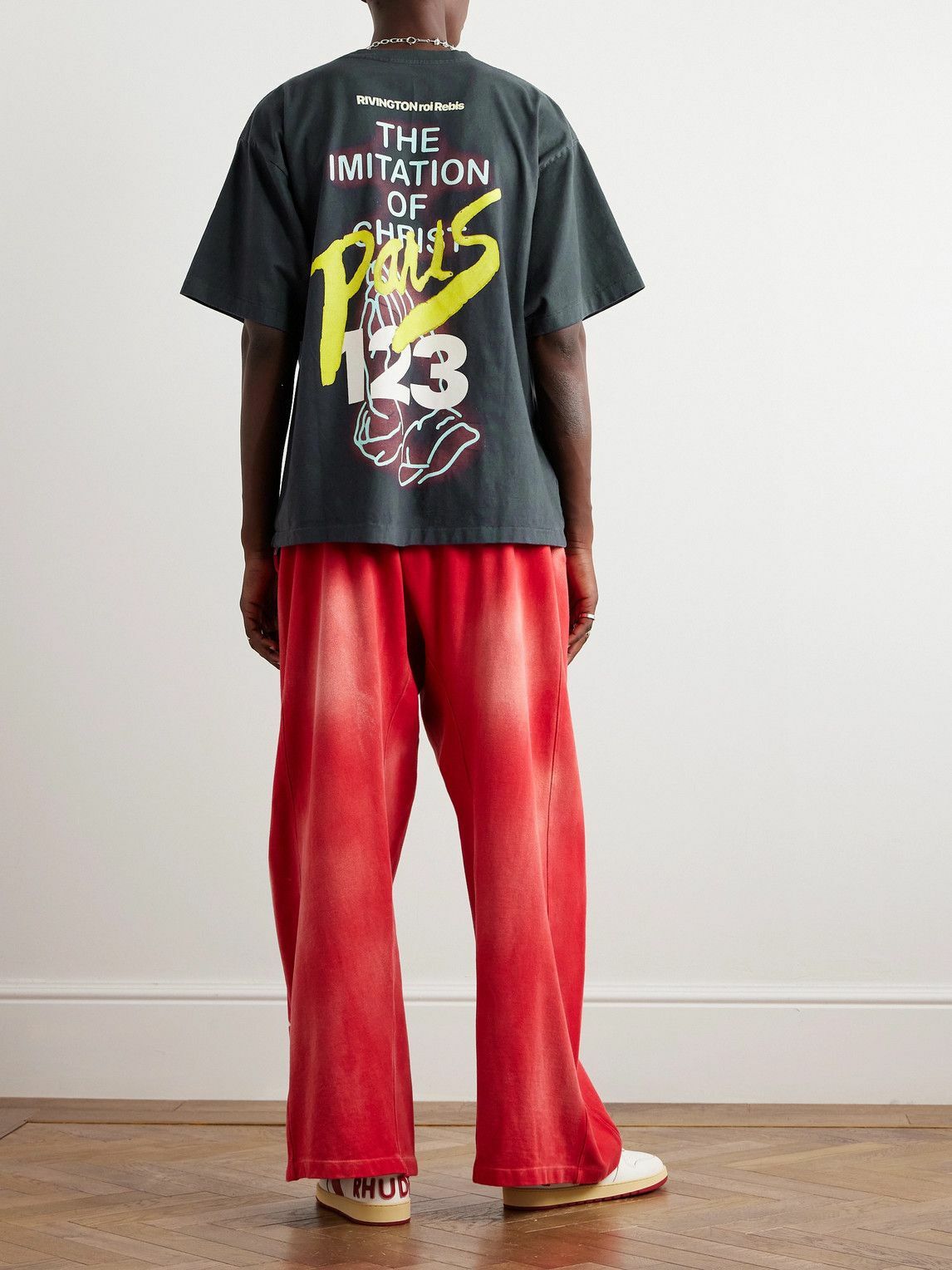 Rrr123 T Shirt Knight Printed Distressed Loose T-shirt main image 0