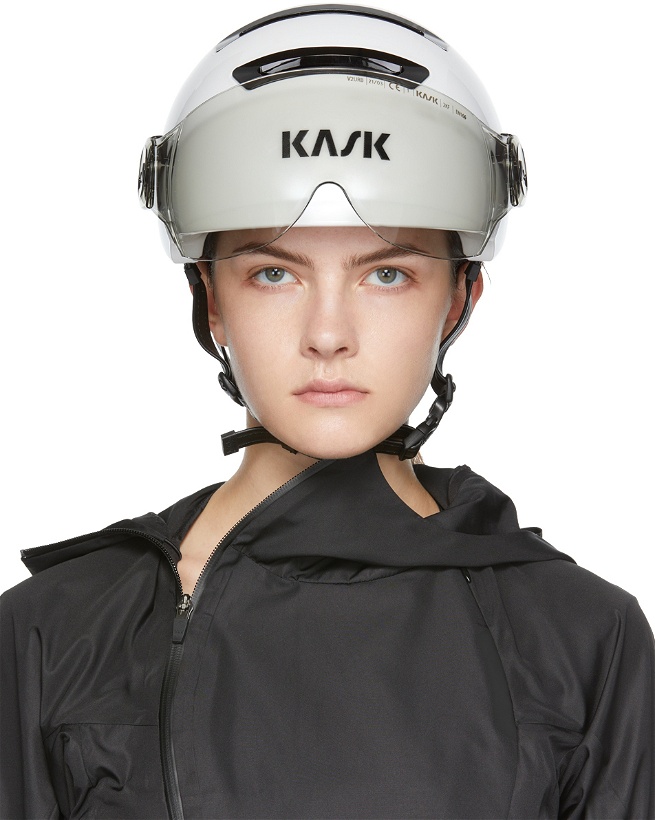 Photo: KASK White Urban-R Cycle Helmet