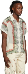 Bode Off-White Rosy Garland Shirt