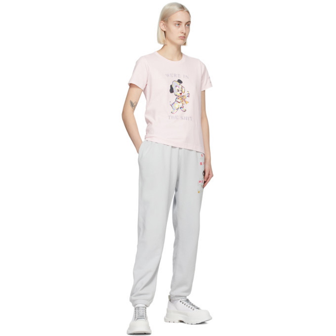 Marc Jacobs Pink Magda Archer Edition Were In The Shit T-Shirt 