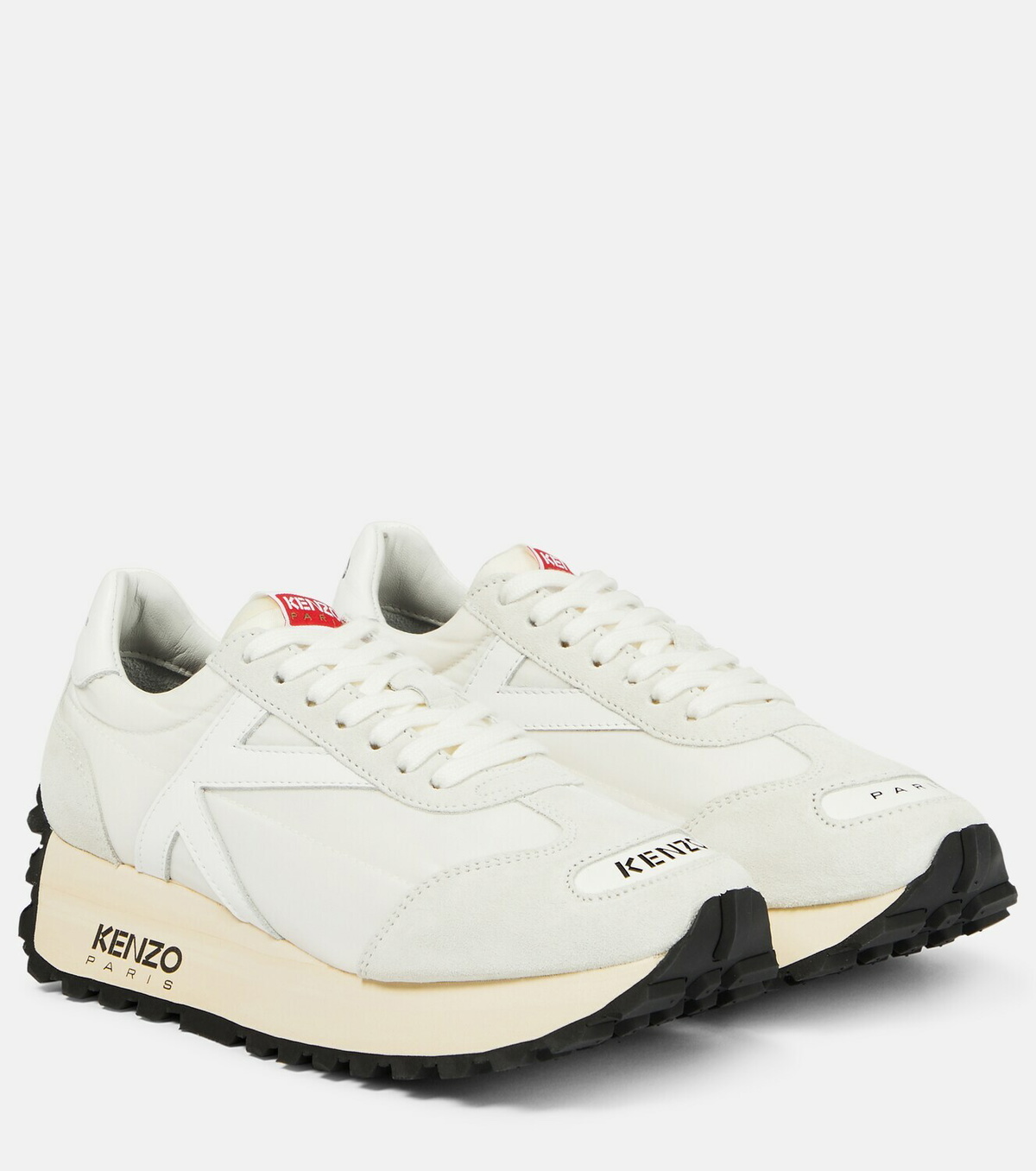 【Kenzo】 Kenzosmile Runスエードスニーカー Kenzo Kenzosmile Run suede sneakers Kenzo