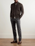 Incotex - Zanone Virgin Wool Cardigan - Brown