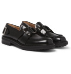 Alexander McQueen - Embellished Leather Loafers - Men - Black