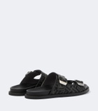 Fendi Fendi Feel FF Zucca jacquard slides