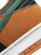 Nike - Dunk Low Mesh-Trimmed Suede Sneakers - Brown