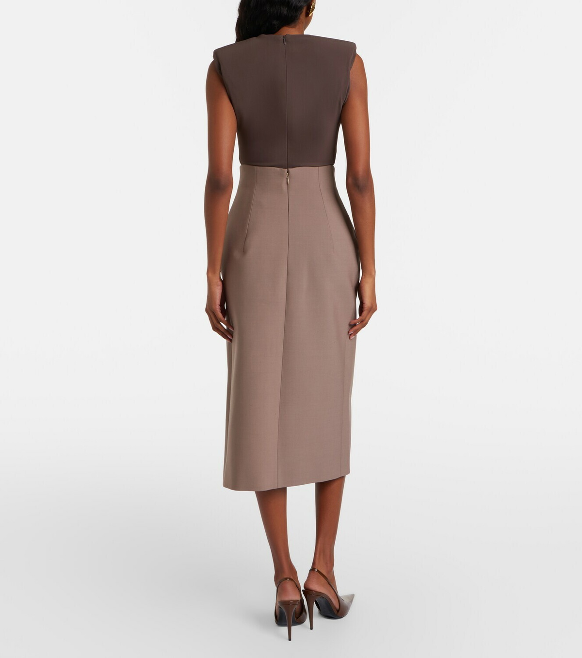 Mugler High-rise pencil skirt