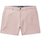 Club Monaco - Jax Slim-Fit Cotton and Linen-Blend Shorts - Pink