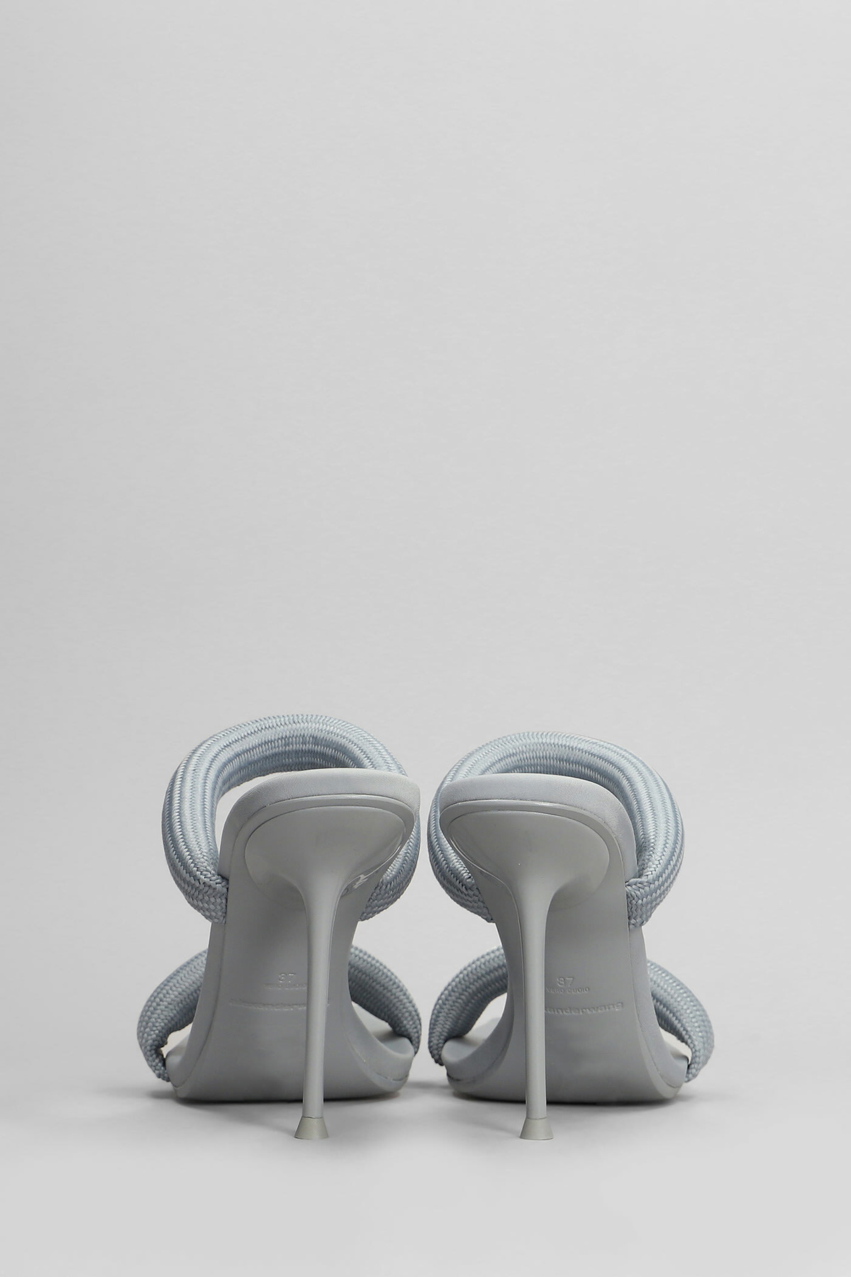 【送料&関税込】Alexander Wang Julie Slipper-mule In Grey Ny Alexander Wang Julie Slipper-mule In Grey Nylon Alexander Wang