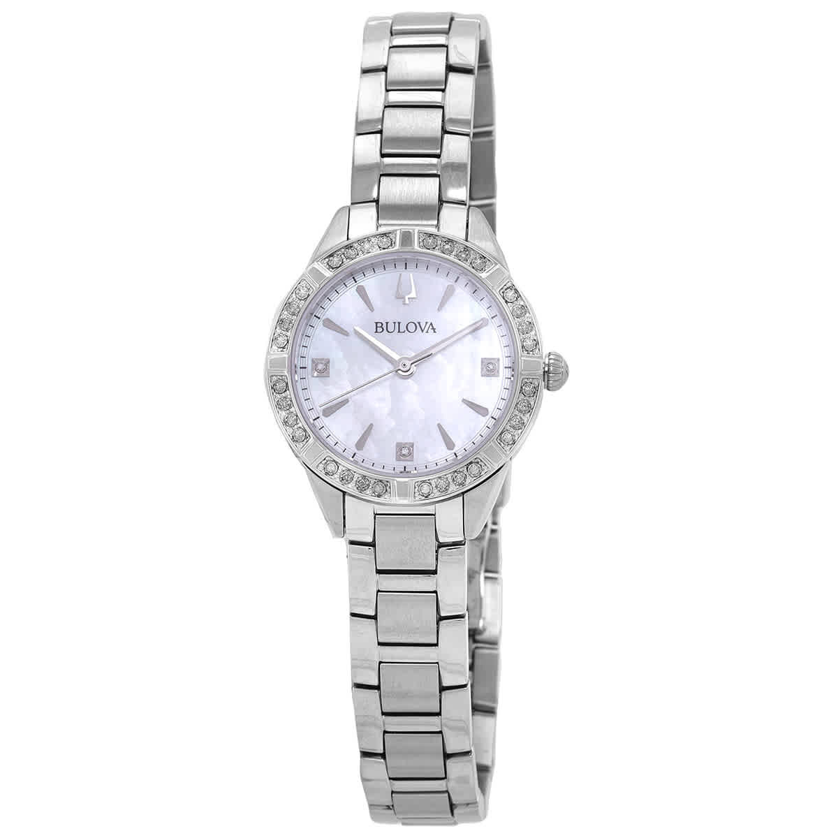 Bulova Crystal Quartz White Mother-of-Pearl Women\'s Watch Bulova Women main image 2