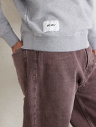 WTAPS - SIGN-YD Cotton-Jersey Sweatshirt - Gray
