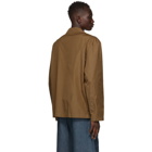 Lemaire Brown Cotton Poplin Shirt