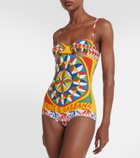 Dolce&Gabbana Carretto cutout swimsuit